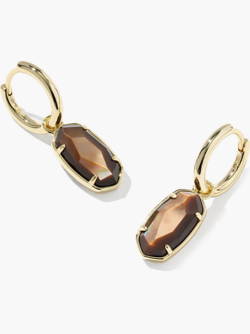 NWT Kendra Scott Elle Huggie Drop Earrings